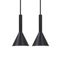 Nordlux Kelvis pendellampe svart Ø11 cm 2-pk.